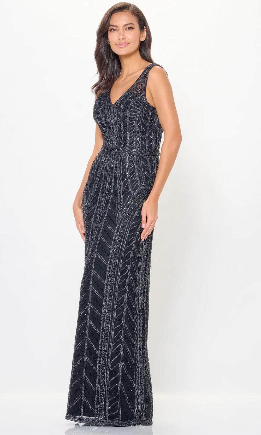 Ivonne D ID6211 - Sleeveless Embellished Evening Dress - Image 4