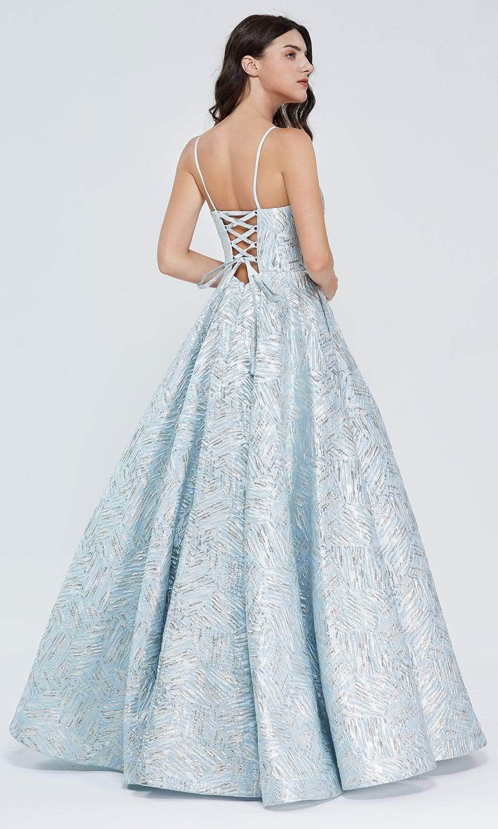 J'Adore Dresses J20024 - Embellished Sleeveless Ballgown - Image 5