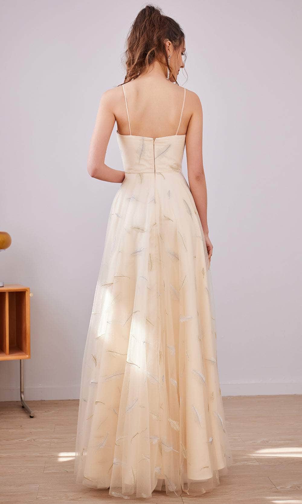 J'Adore Dresses J21036 - A-Line Long Dress - Image 9