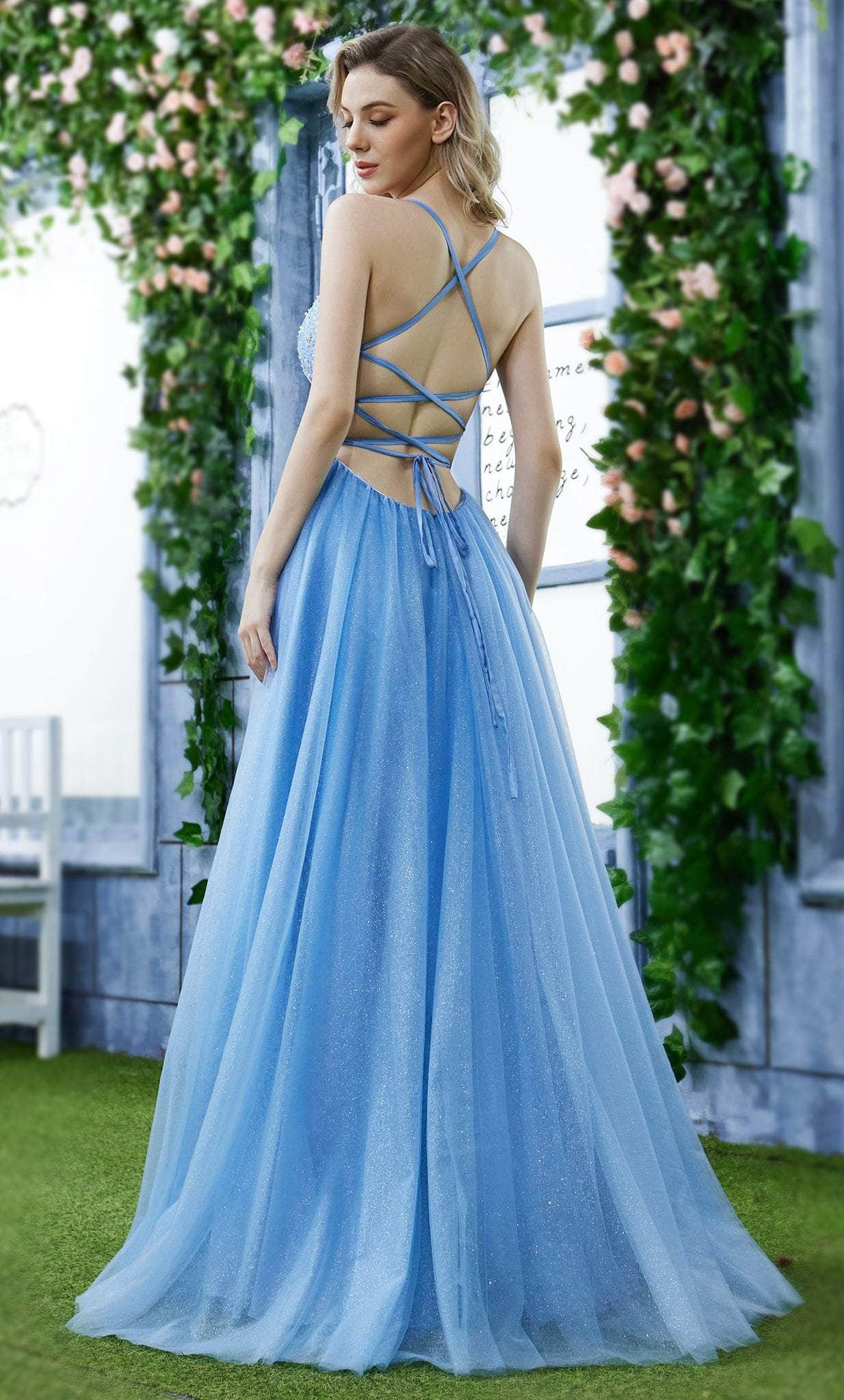 J'Adore Dresses J22042 - Beaded Tulle Ballgown - Image 2