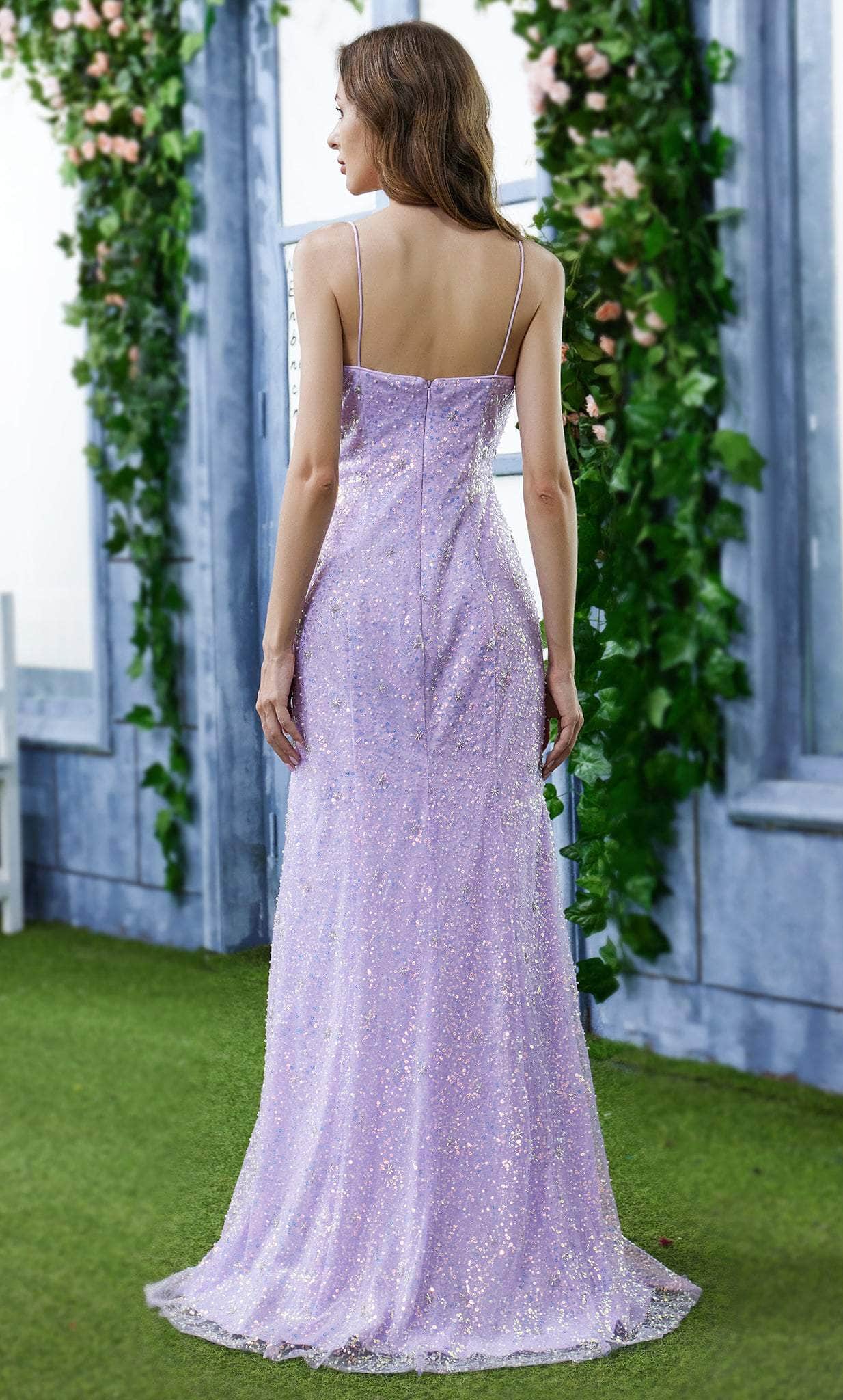 J'Adore Dresses J22043 - Sequined Gown - Image 4