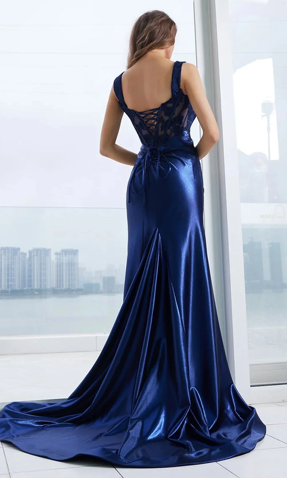 J'Adore Dresses J23027 - Sleeveless Embroidered Prom Gown - Image 2