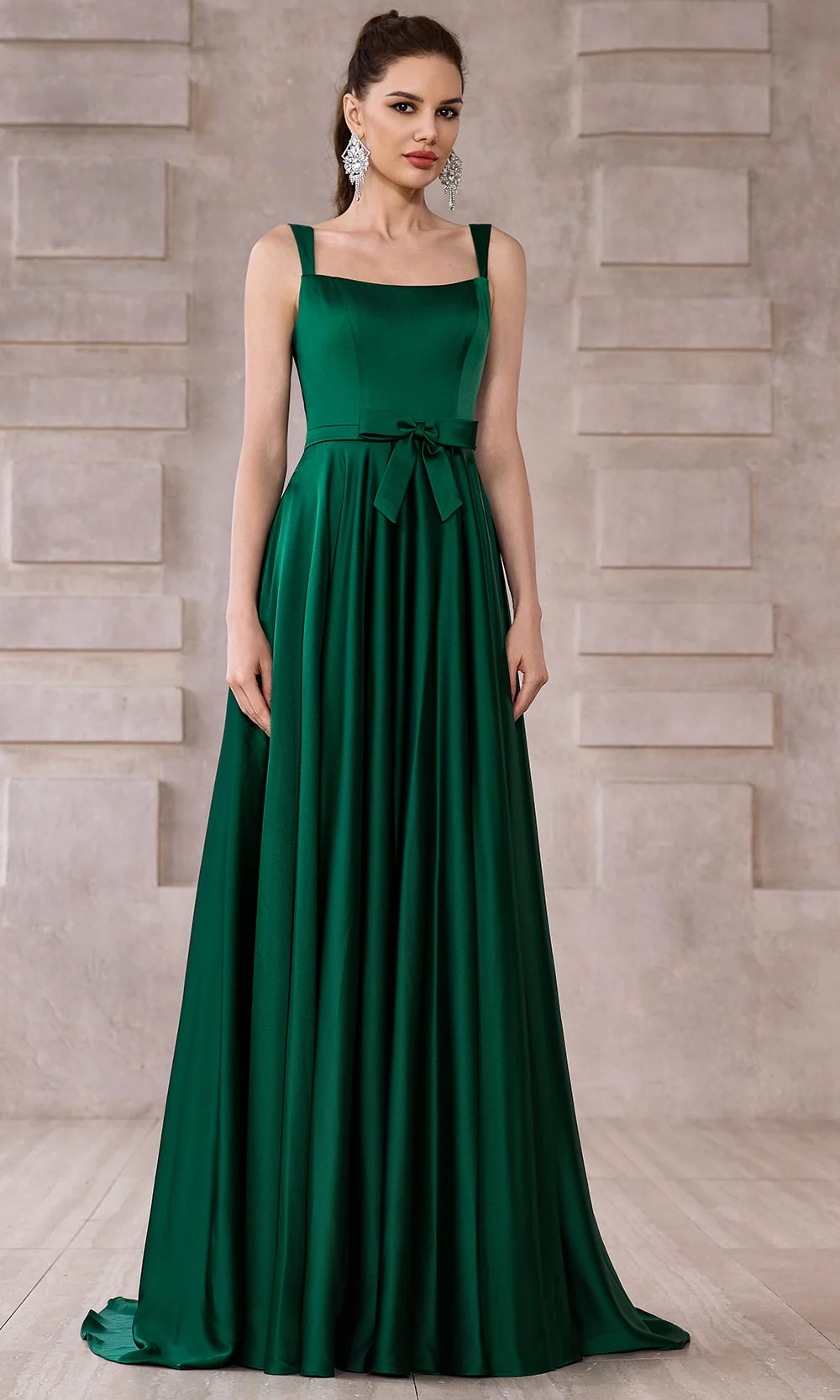 J'Adore Dresses J28015 - Sleeveless A-Line Gown with Button Back - Image 5