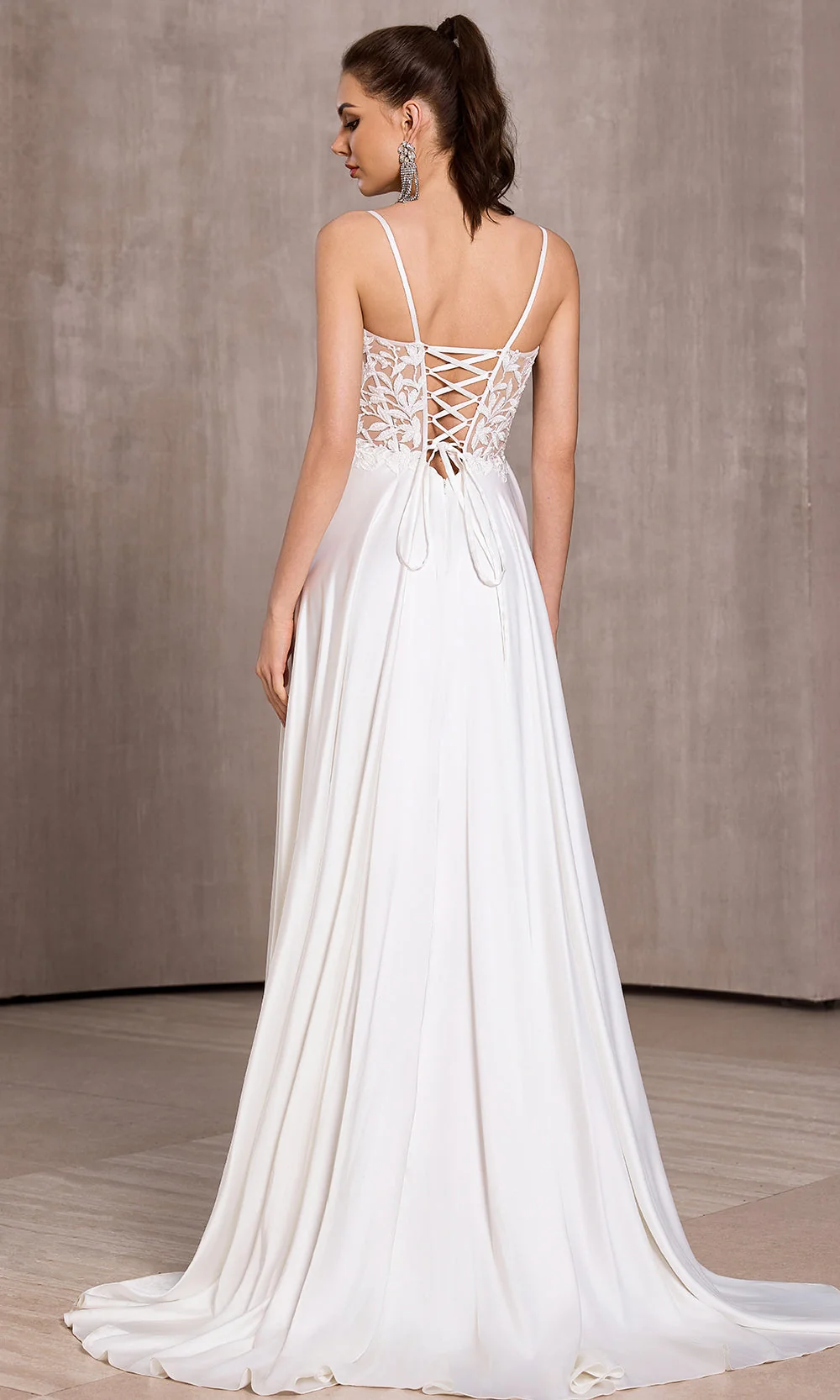 J'Adore Dresses J28044 - Lace-Up Back Sweetheart Evening Gown - Image 7