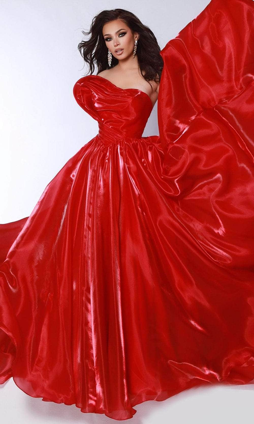 Johnathan Kayne 3102 - Strapless Organza Ballgown - Image 4