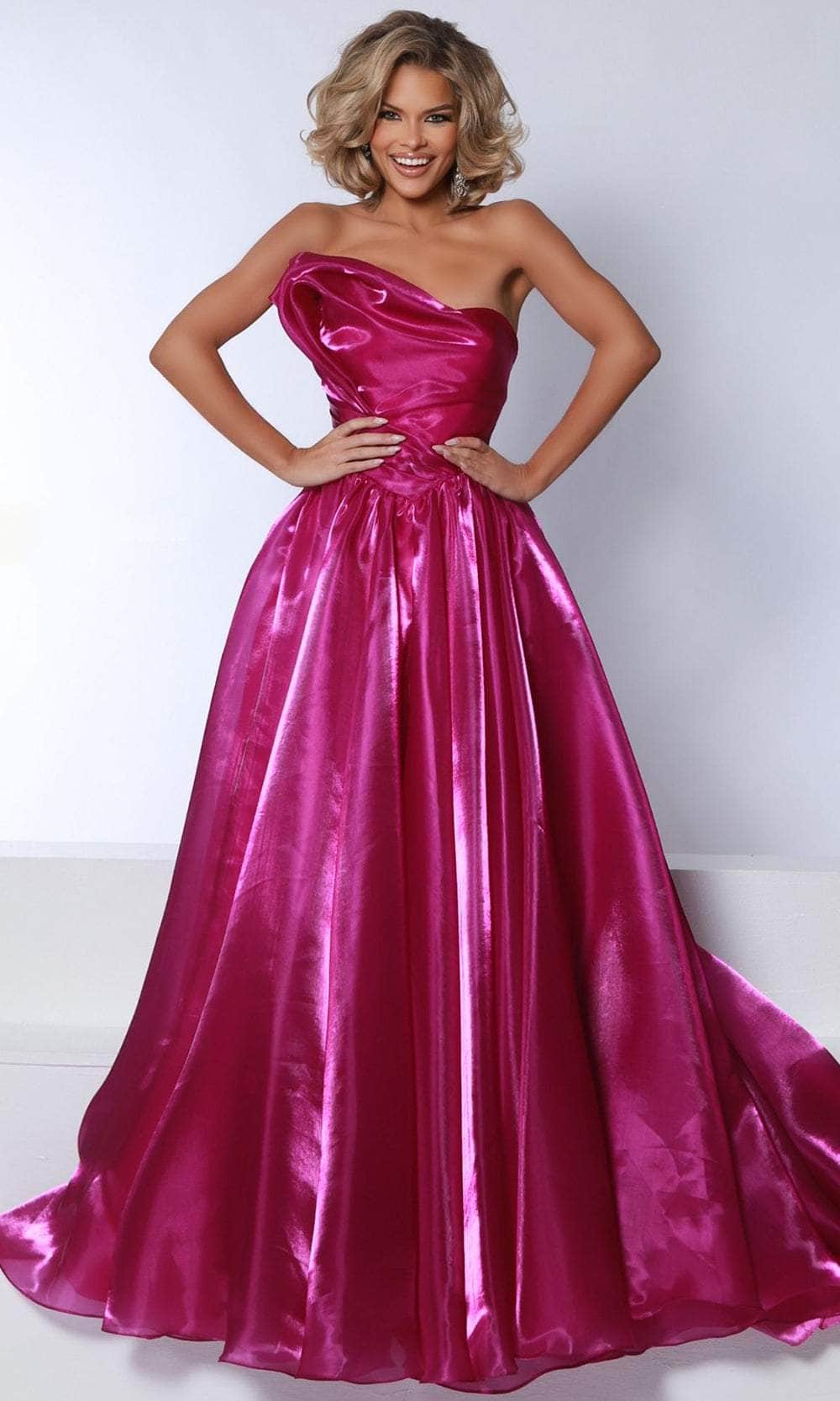 Johnathan Kayne 3102 - Strapless Organza Ballgown - Image 5
