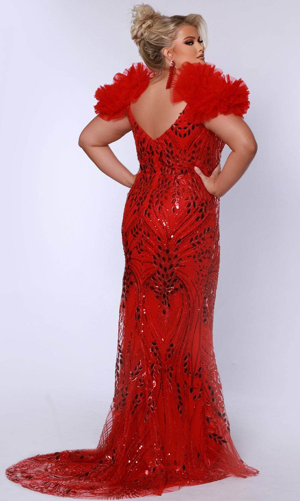 Johnathan Kayne for Sydney's Closet JK2517 - Crystal Embellished High Neck Gown - Image 2