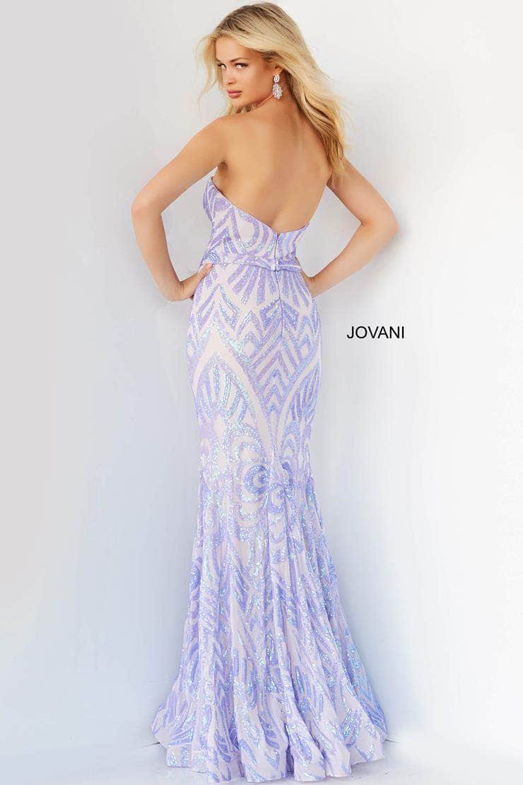 Jovani  03445 - Strapless Sweetheart Sequin Gown - Image 5