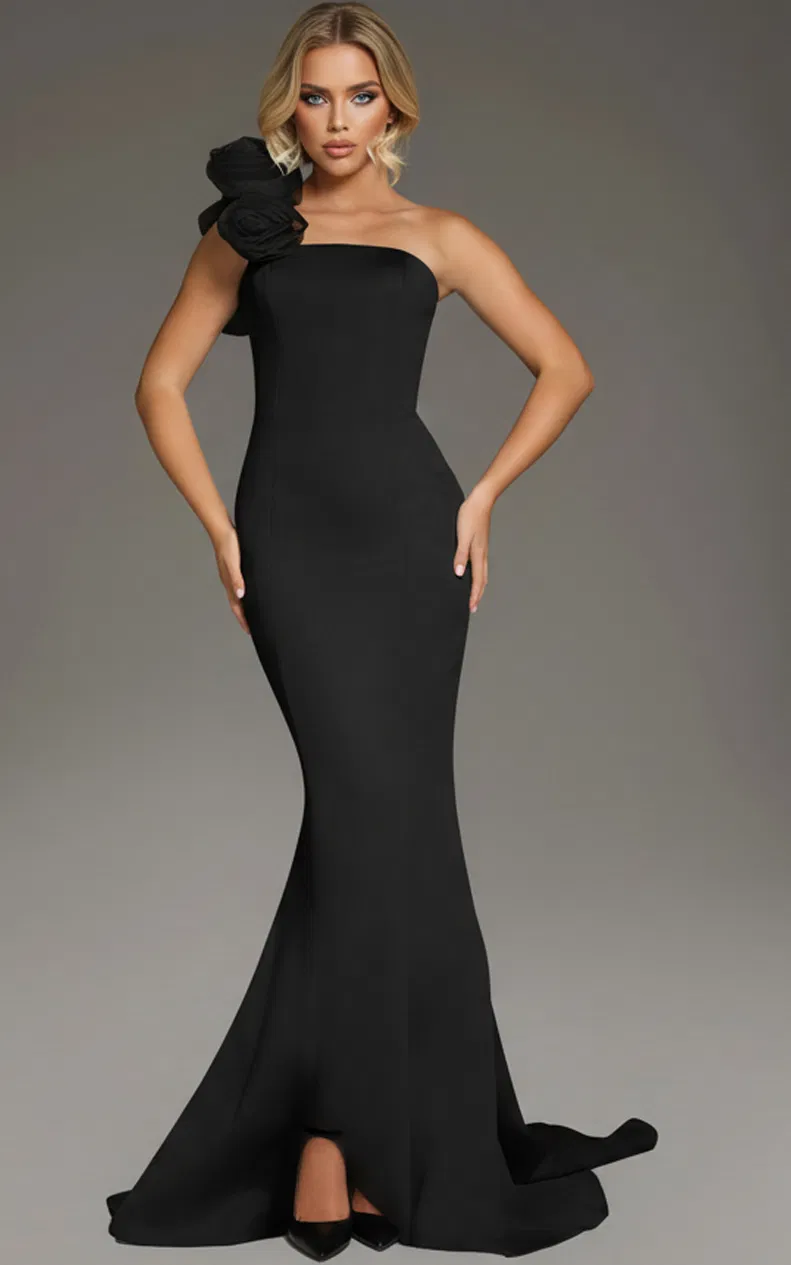Jovani 40201 - Seams Open Back Prom Gown - Image 5