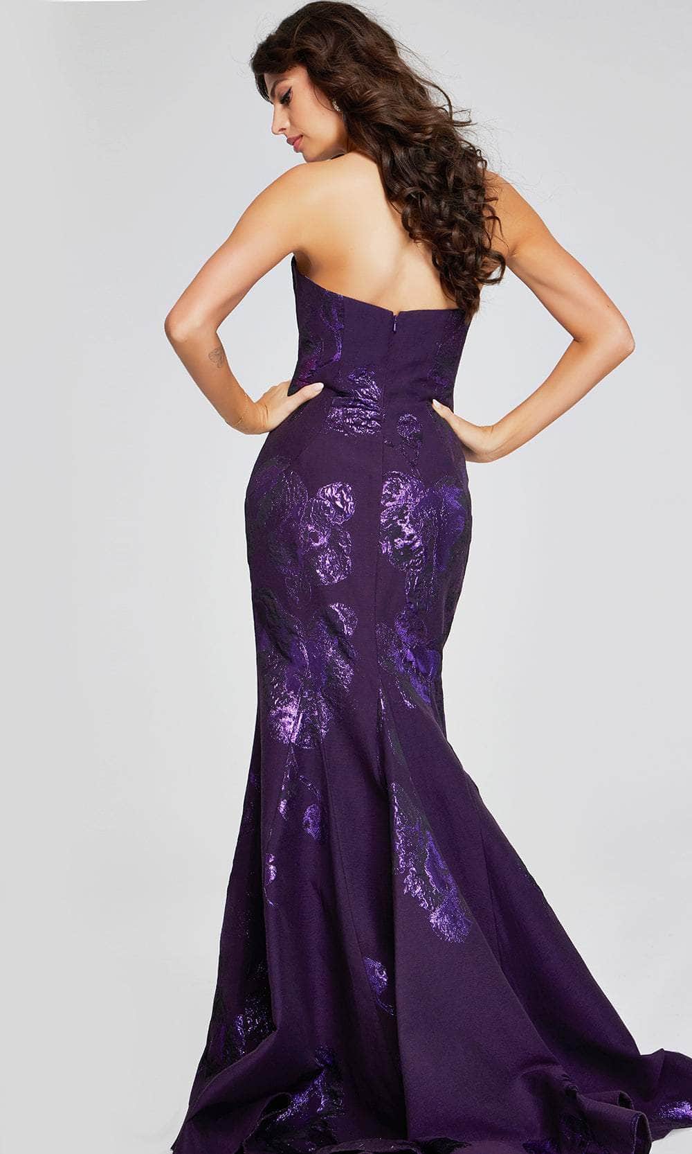 Jovani 40318SC - Straight Neck Mermaid Prom Gown - Image 2
