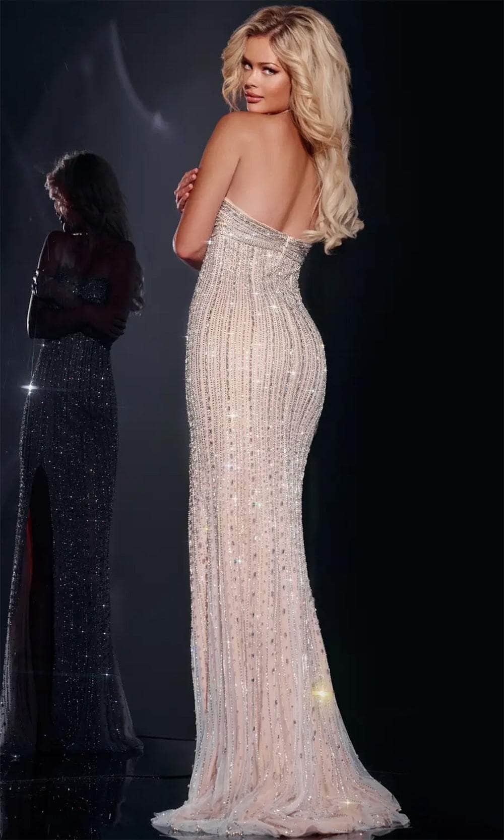 Jovani 42361 - Jewel Detailed Prom Dress - Image 2