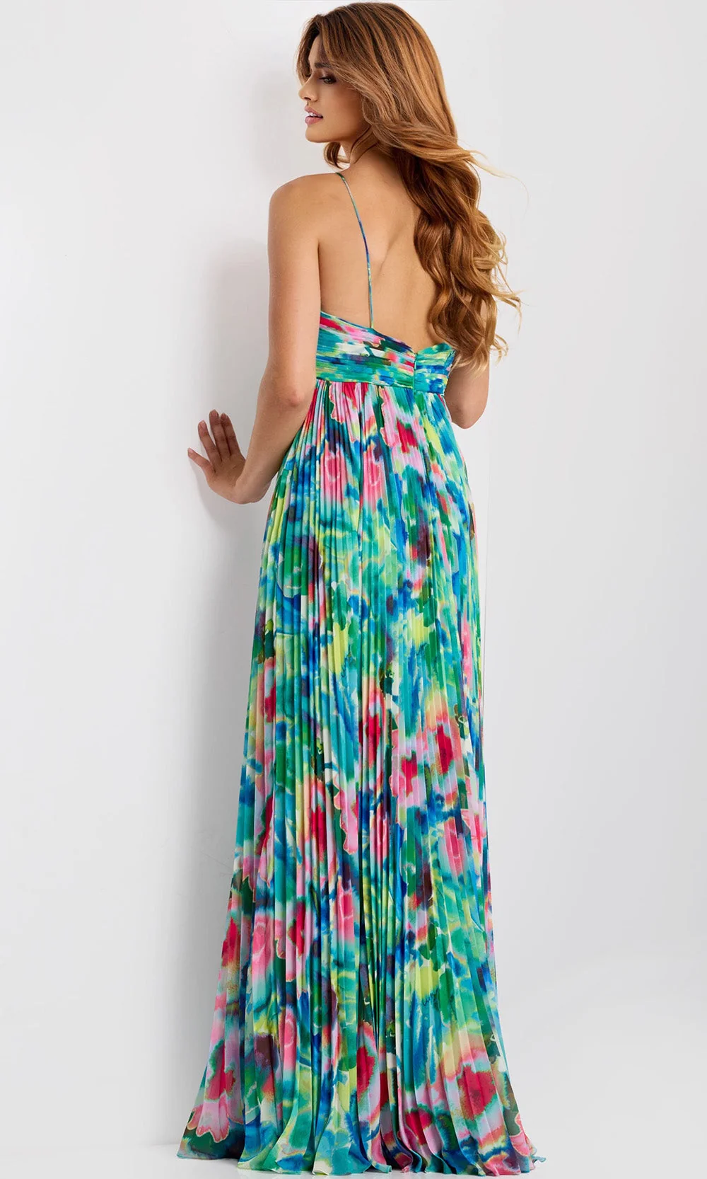 Jovani 42558 - Sweetheart Empire Floral Dress - Image 2