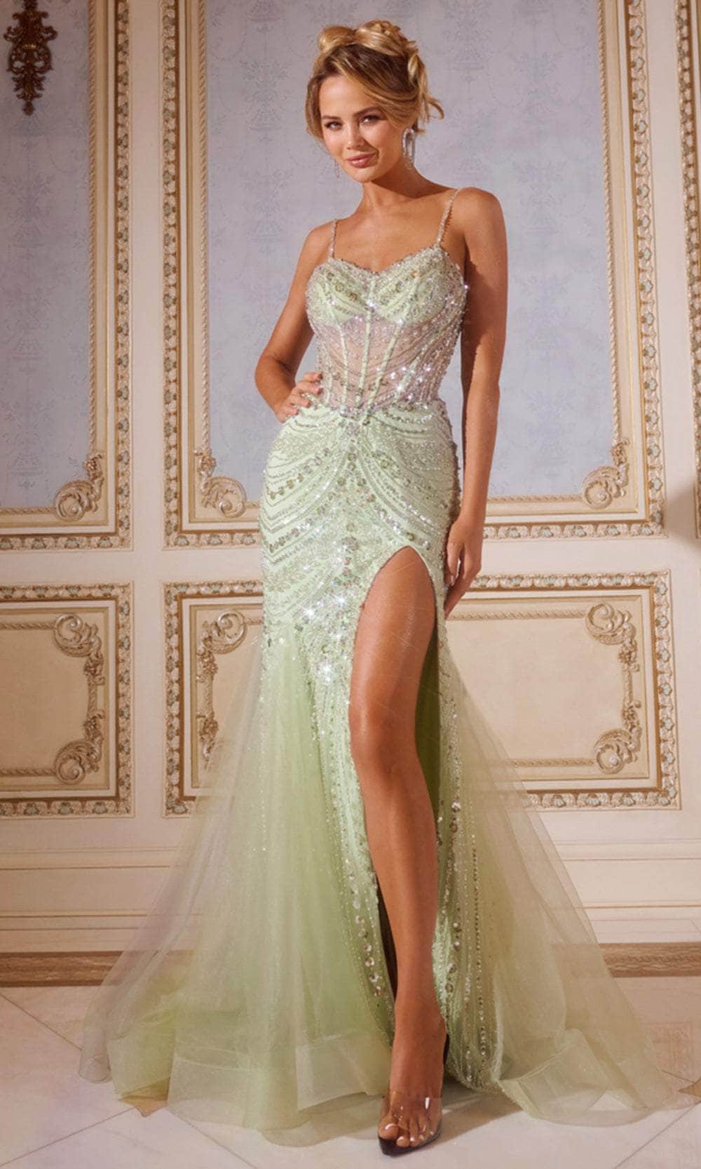 Jovani 43189 - Beaded Mermaid Prom Gown - Image 3