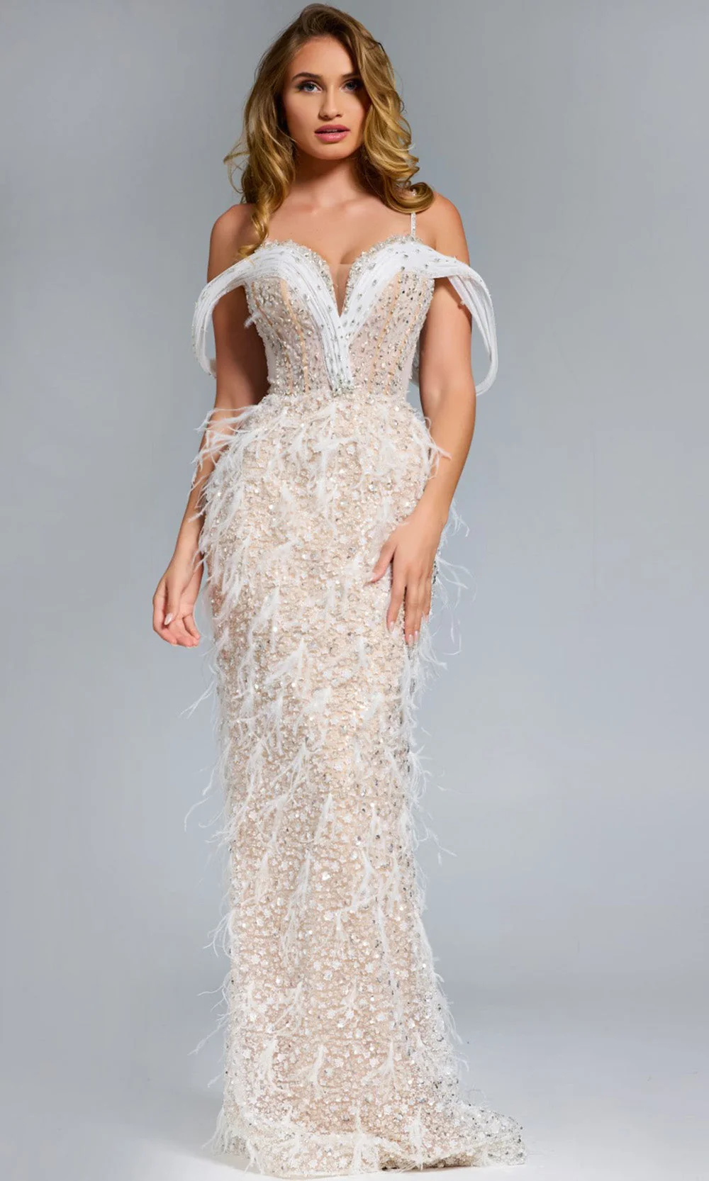 Jovani 448 - Embellished Formal Prom Dress - Image 5