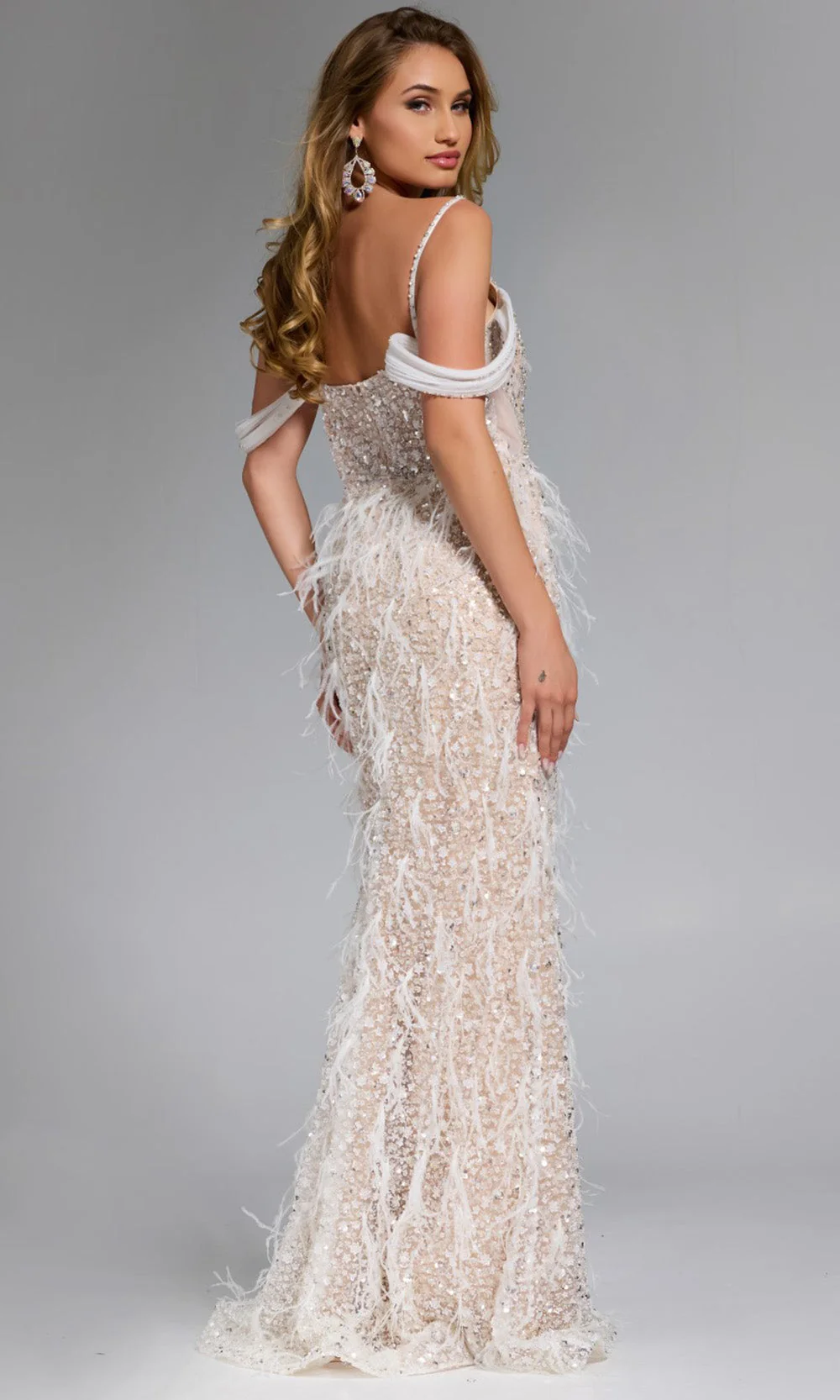 Jovani 448 - Embellished Formal Prom Dress - Image 6