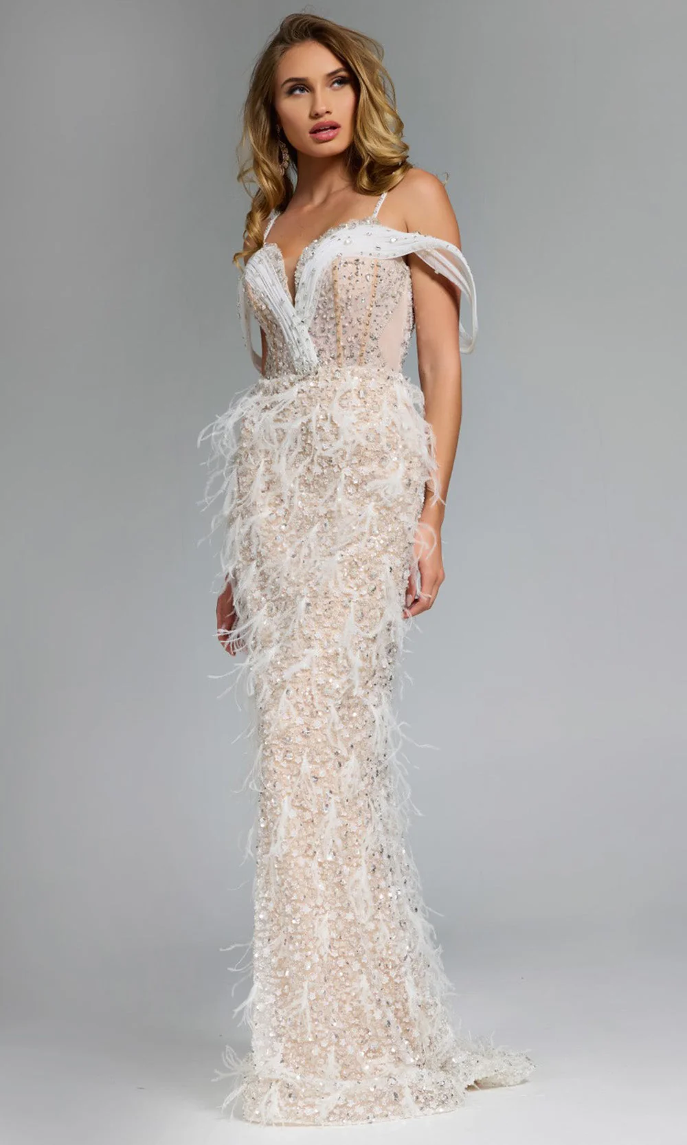 Jovani 448 - Embellished Formal Prom Dress - Image 7