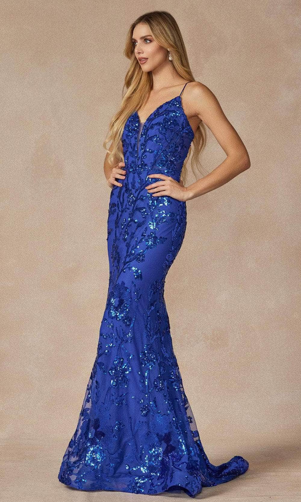 Juliet Dresses 2411 - Sleeveless Embellished Prom Gown - Image 6