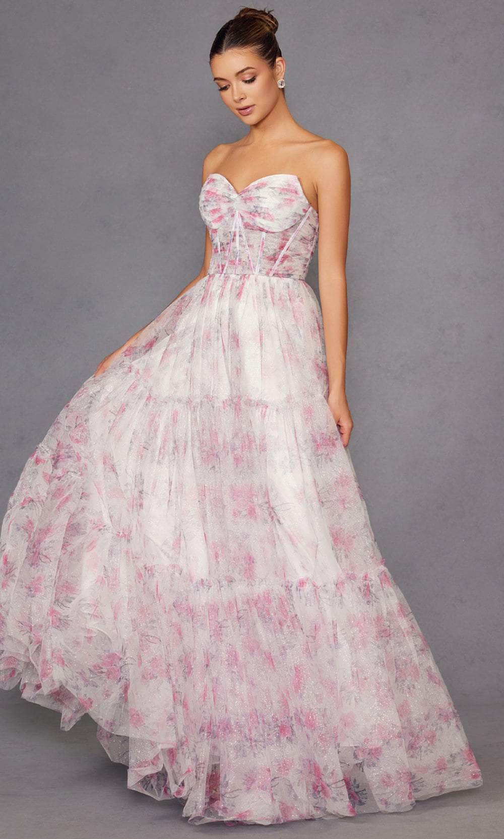 Juliet Dresses 2507A - Corset Bodice Glitter Gown - Image 12