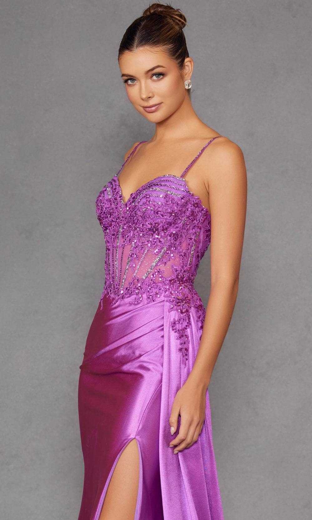 Juliet Dresses 2535K - Satin Sleeveless Sheath Gown - Image 14