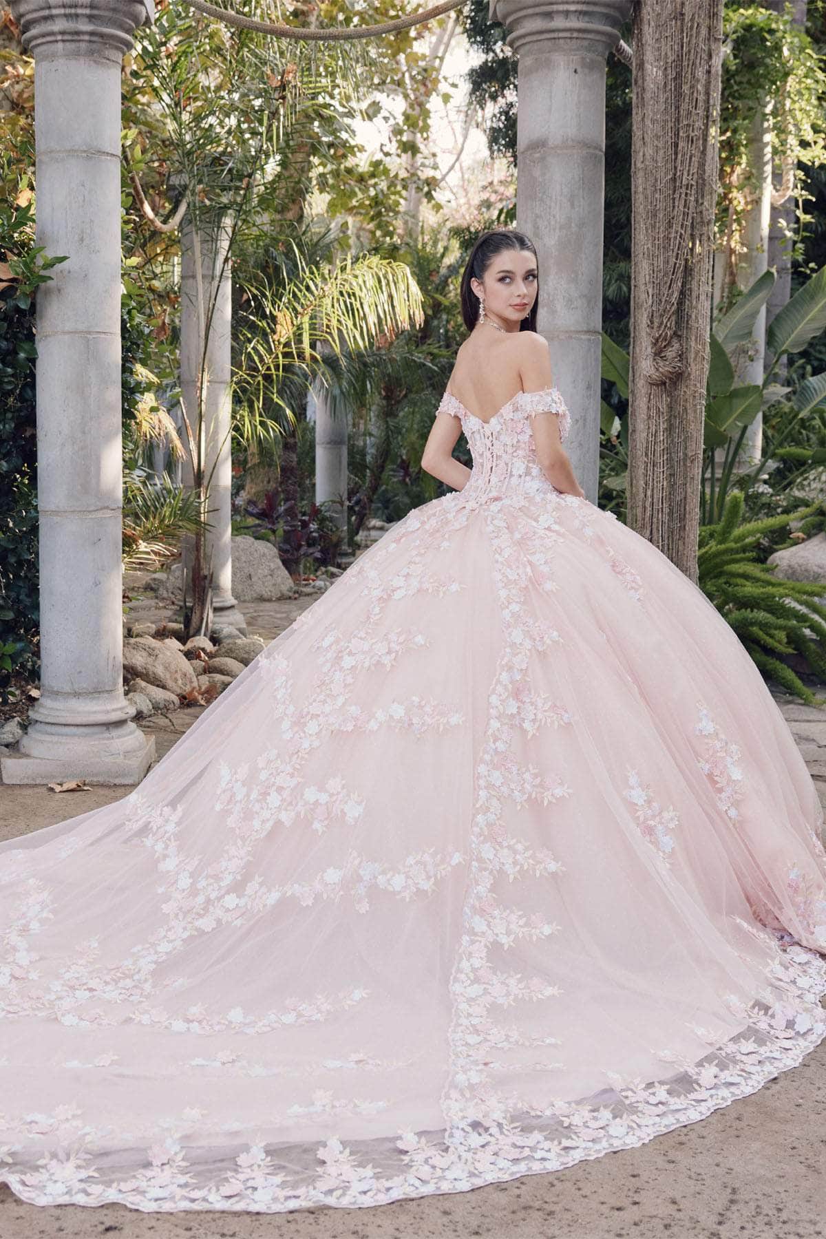 Juliet Dresses JT1460J - Off-Shoulder Sweetheart Neck Ballgown - Image 10