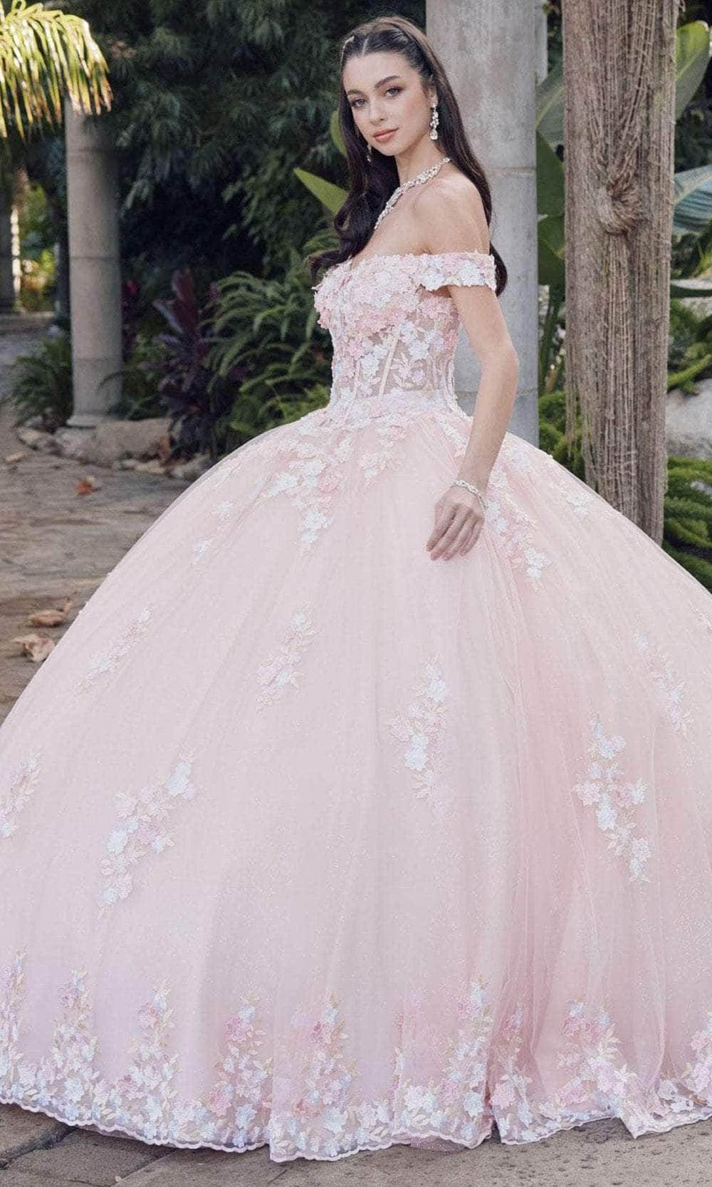 Juliet Dresses JT1460J - Off-Shoulder Sweetheart Neck Ballgown - Image 4