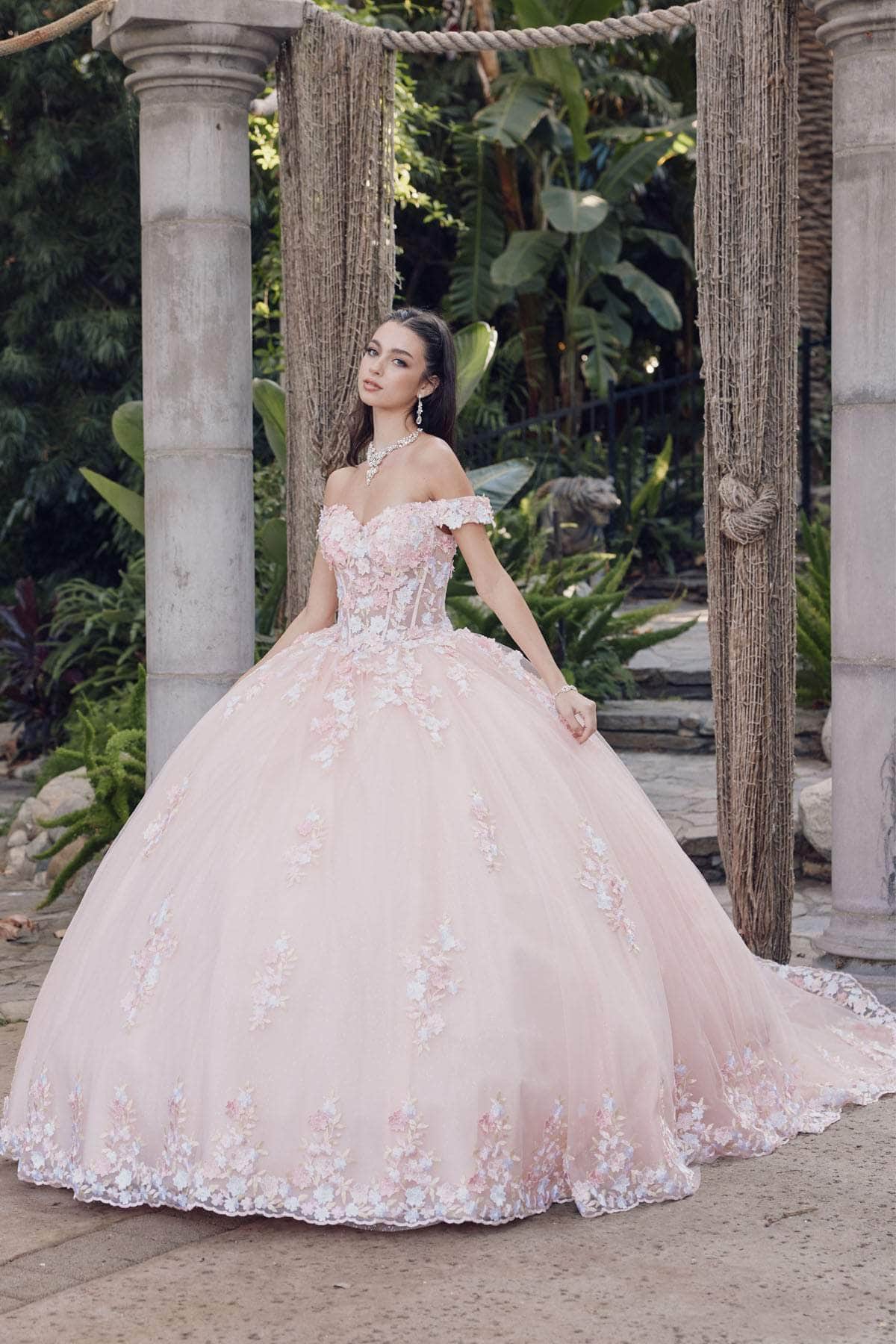 Juliet Dresses JT1460J - Off-Shoulder Sweetheart Neck Ballgown - Image 9