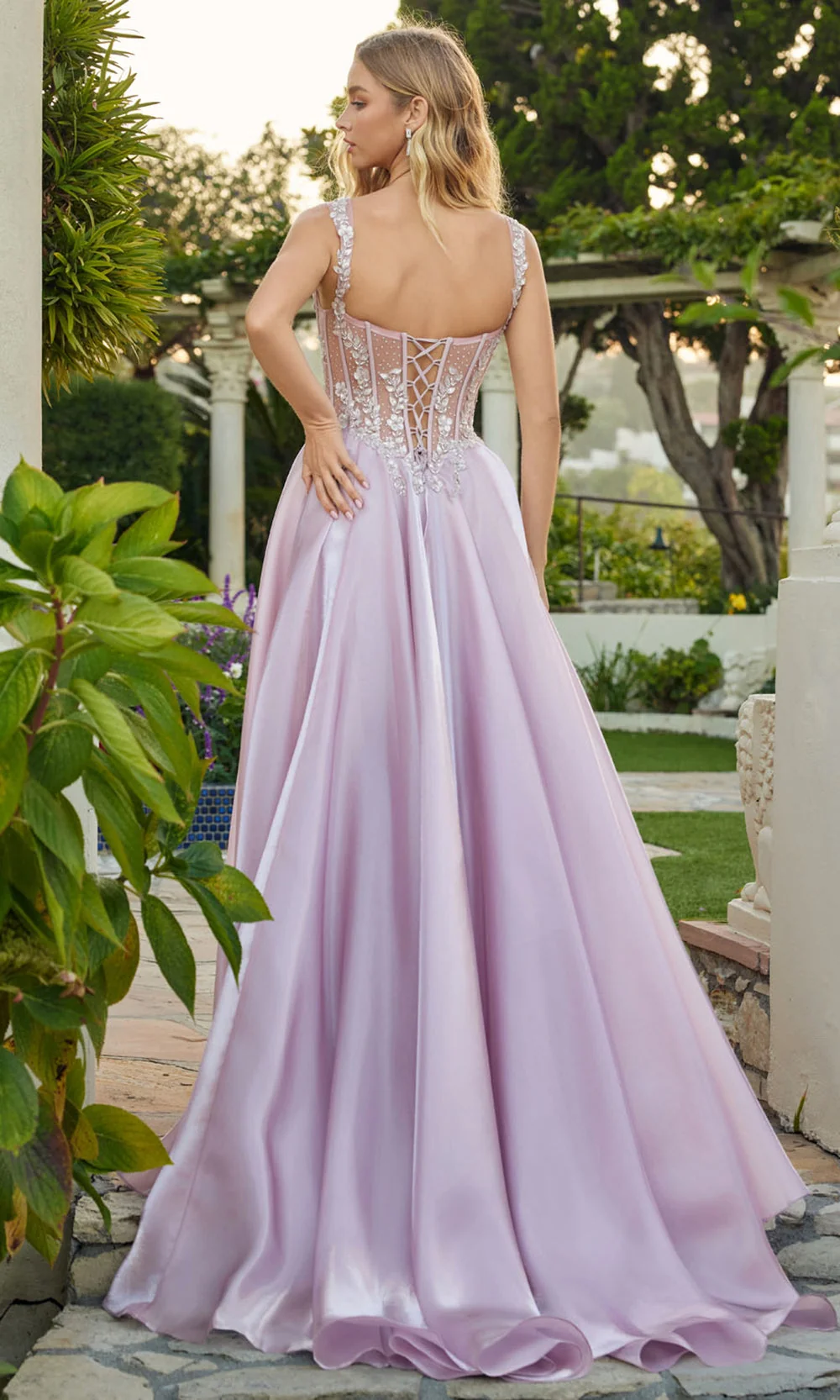 Juliet Dresses JT2639G - Sweetheart Floral Evening Dress - Image 5