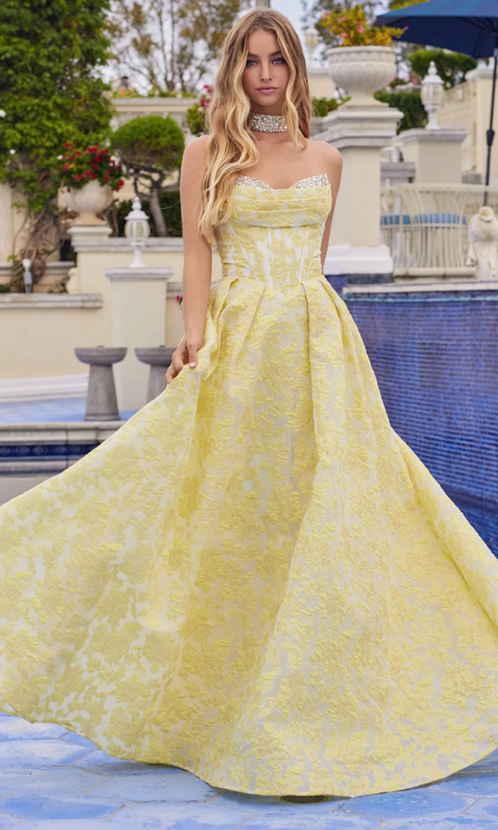 Juliet Dresses JT2693A - Sweetheart Embellished A Line Dress - Image 12