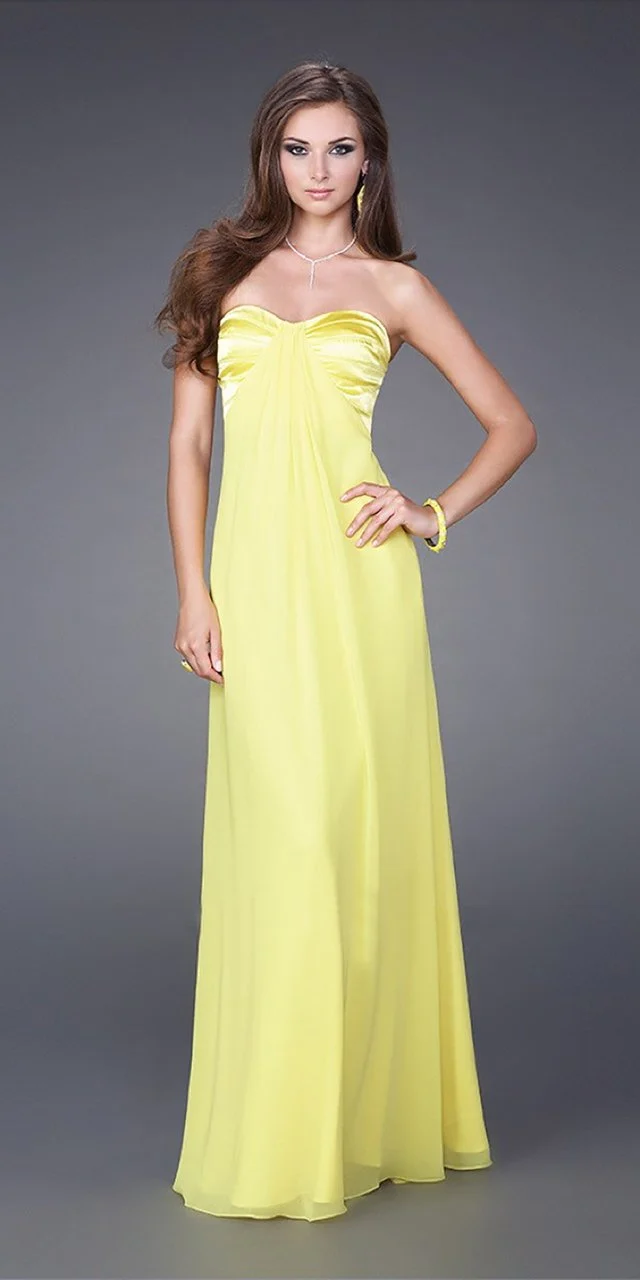La Femme 14589SC - Strapless Sweetheart Gown