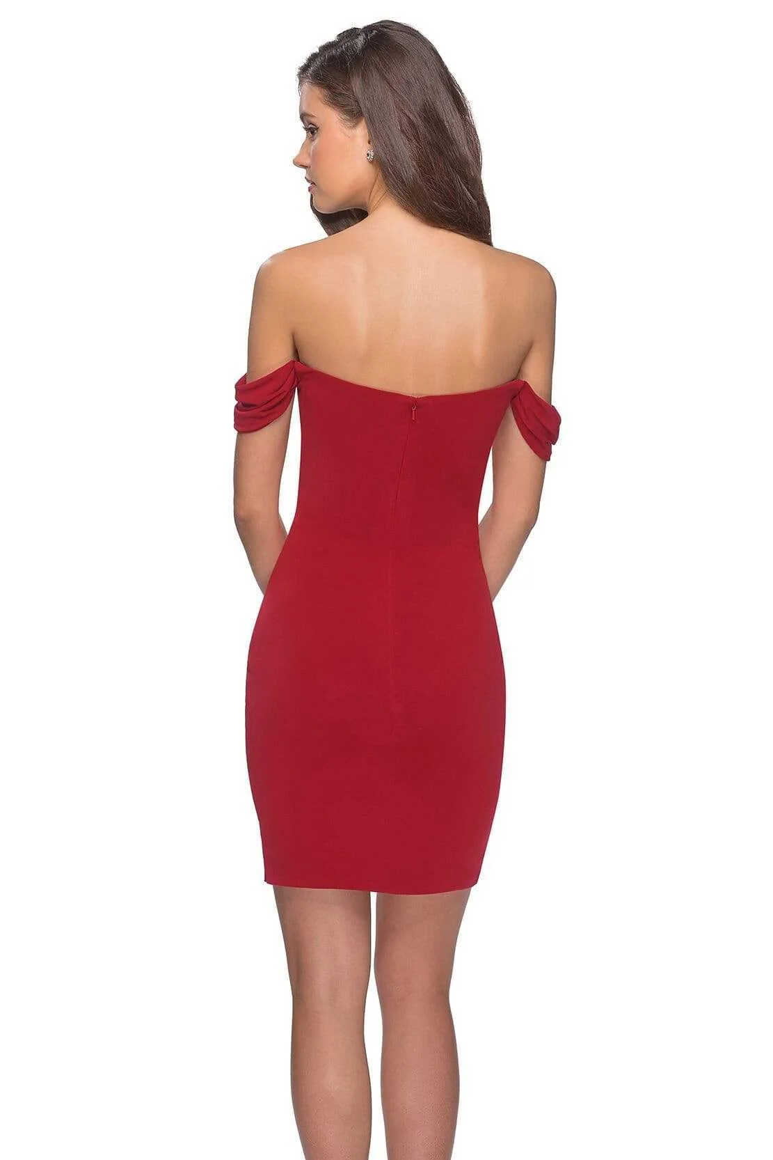 La Femme 28193 - Off-Shoulder Jersey Dress - Image 10