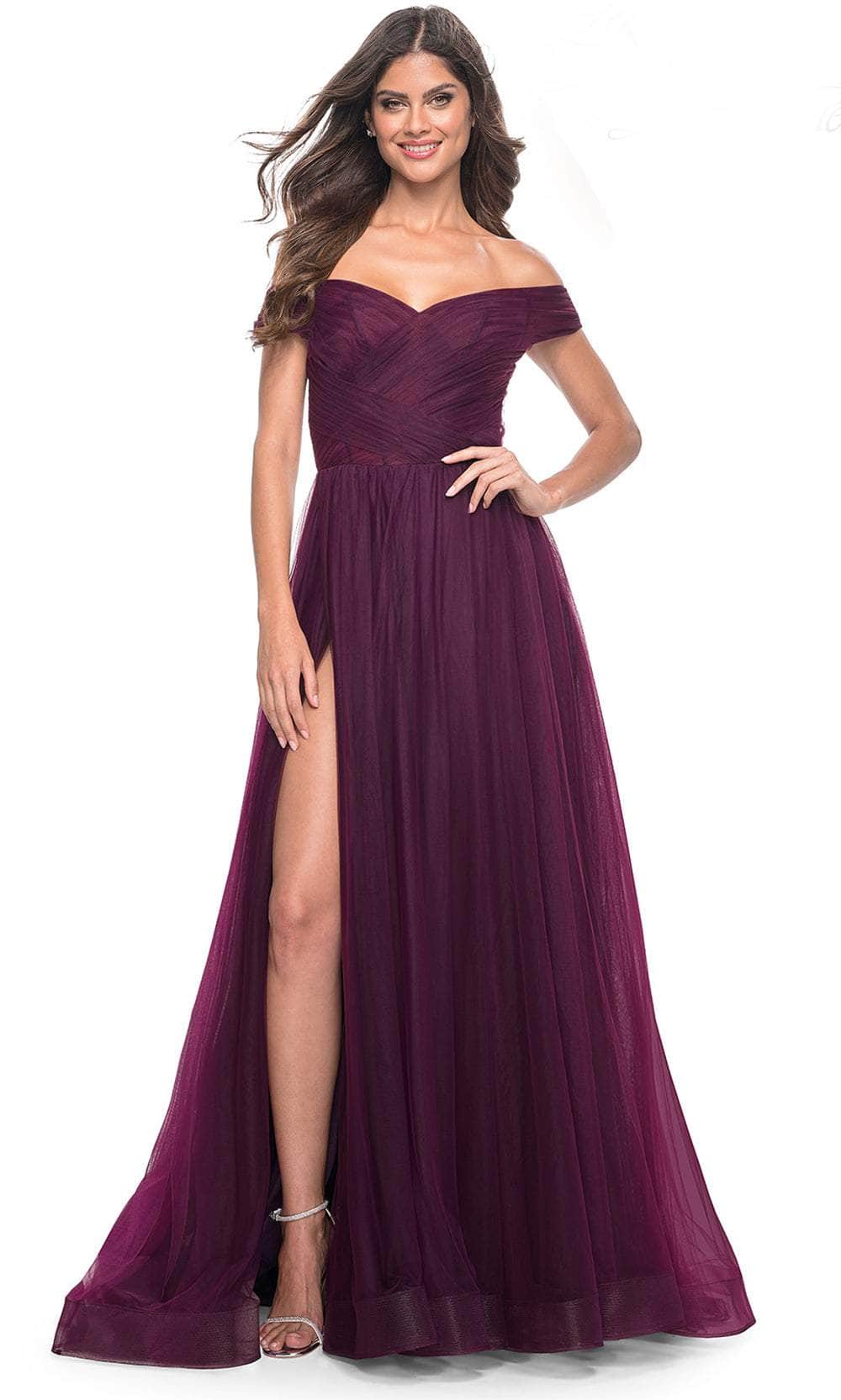 La Femme 30498SC - Ruched Sweetheart Prom Dress - Image 8