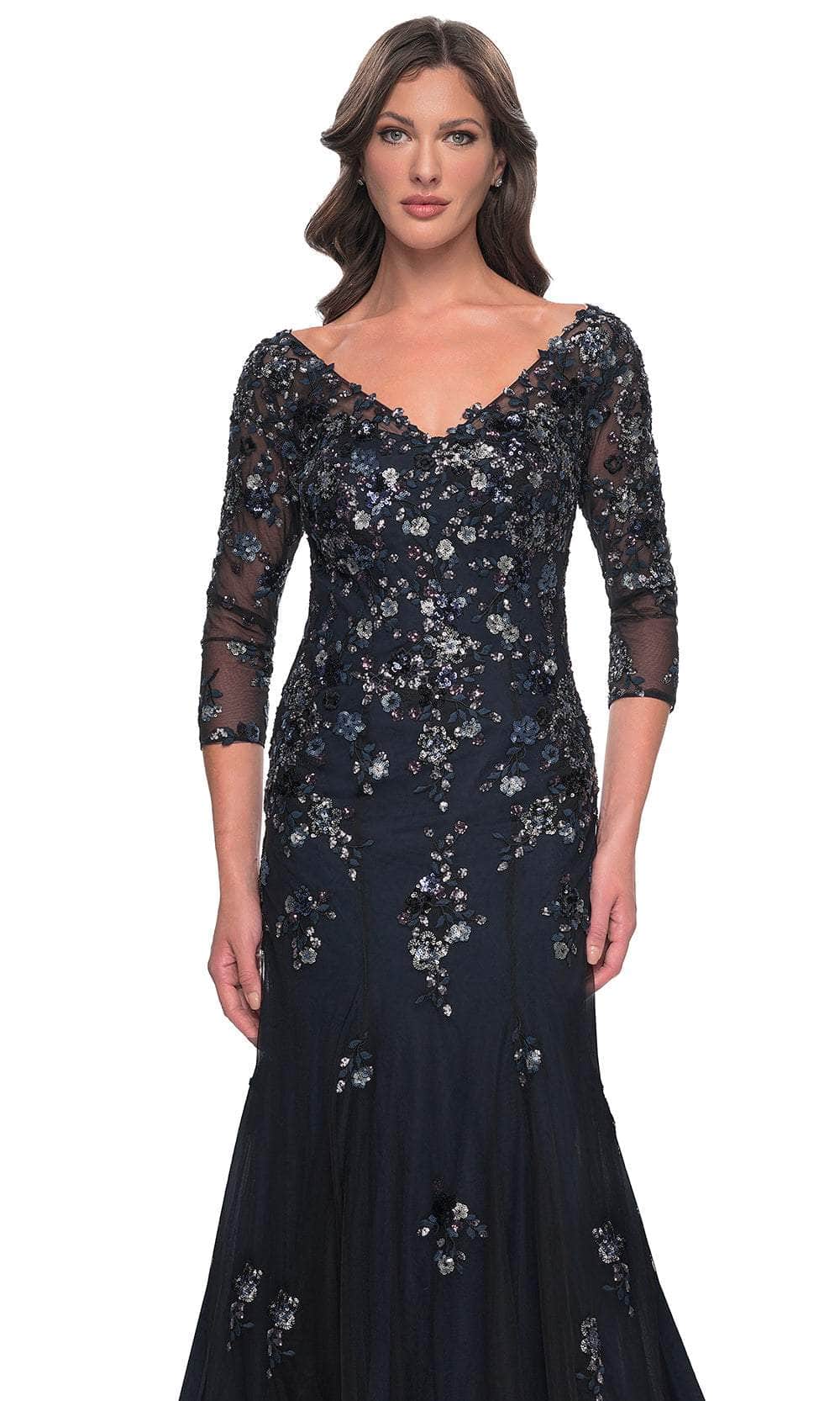 La Femme 30860SC - Sequin Lace Prom Gown - Image 3