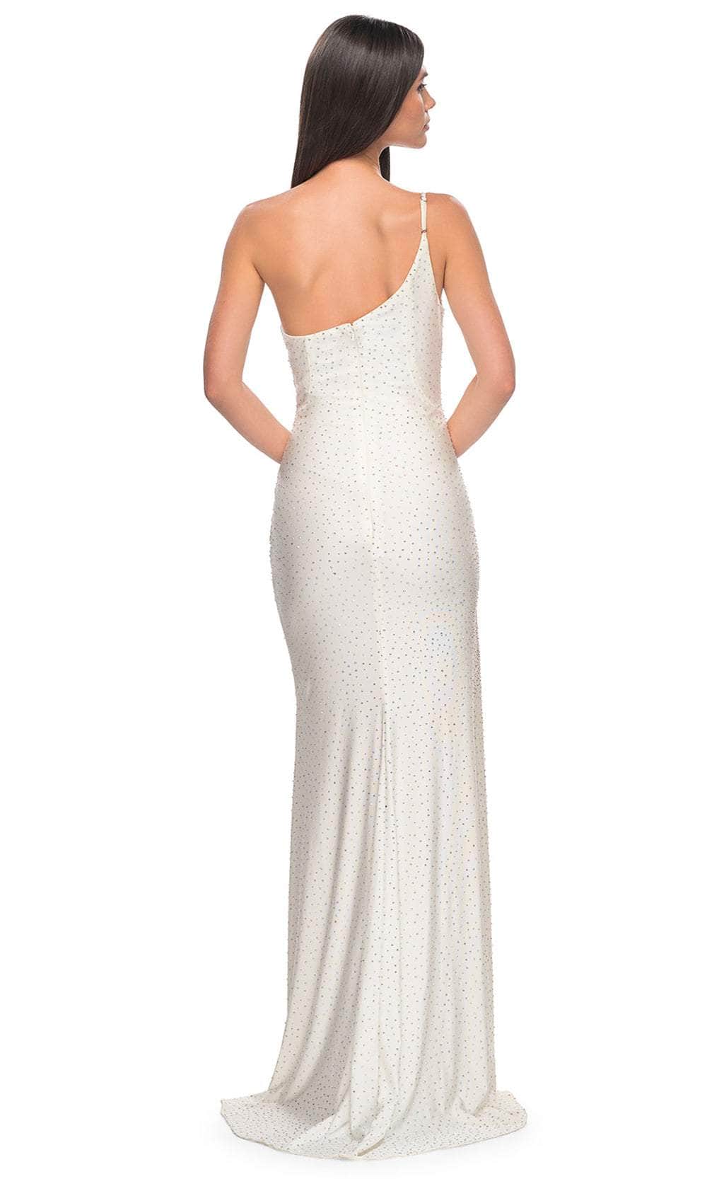 La Femme 31699 - Beaded Sheath Prom Dress - Image 3