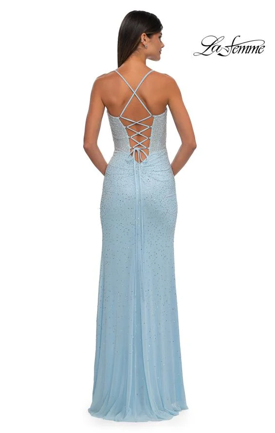 La Femme 32547 - Sweetheart Sheer Corset Prom Gown - Image 10