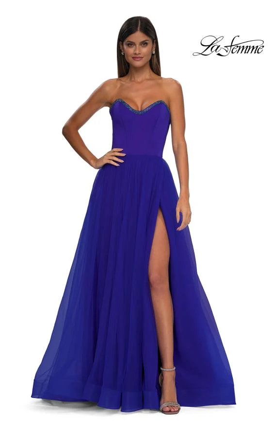 La Femme 32731 - Sweetheart A-Line Prom Gown - Image 6