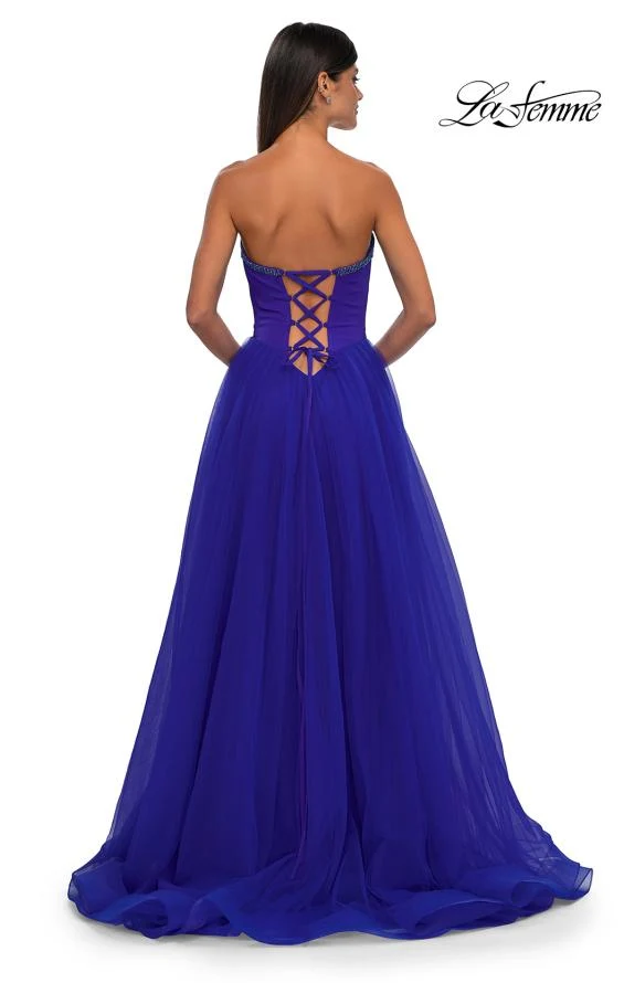La Femme 32731 - Sweetheart A-Line Prom Gown - Image 8