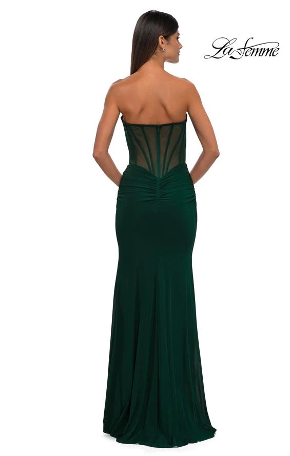 La Femme 32734 - Keyhole Sweetheart Neck Prom Dress - Image 7