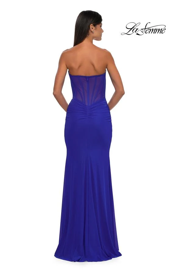 La Femme 32734 - Keyhole Sweetheart Neck Prom Dress - Image 8