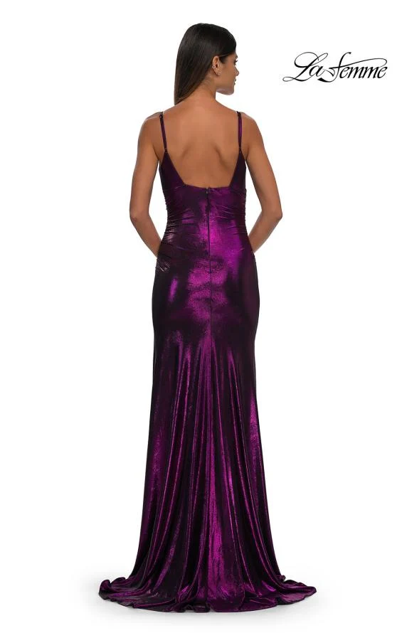 La Femme 32812 - Ruched Sleeveless Prom Gown - Image 11