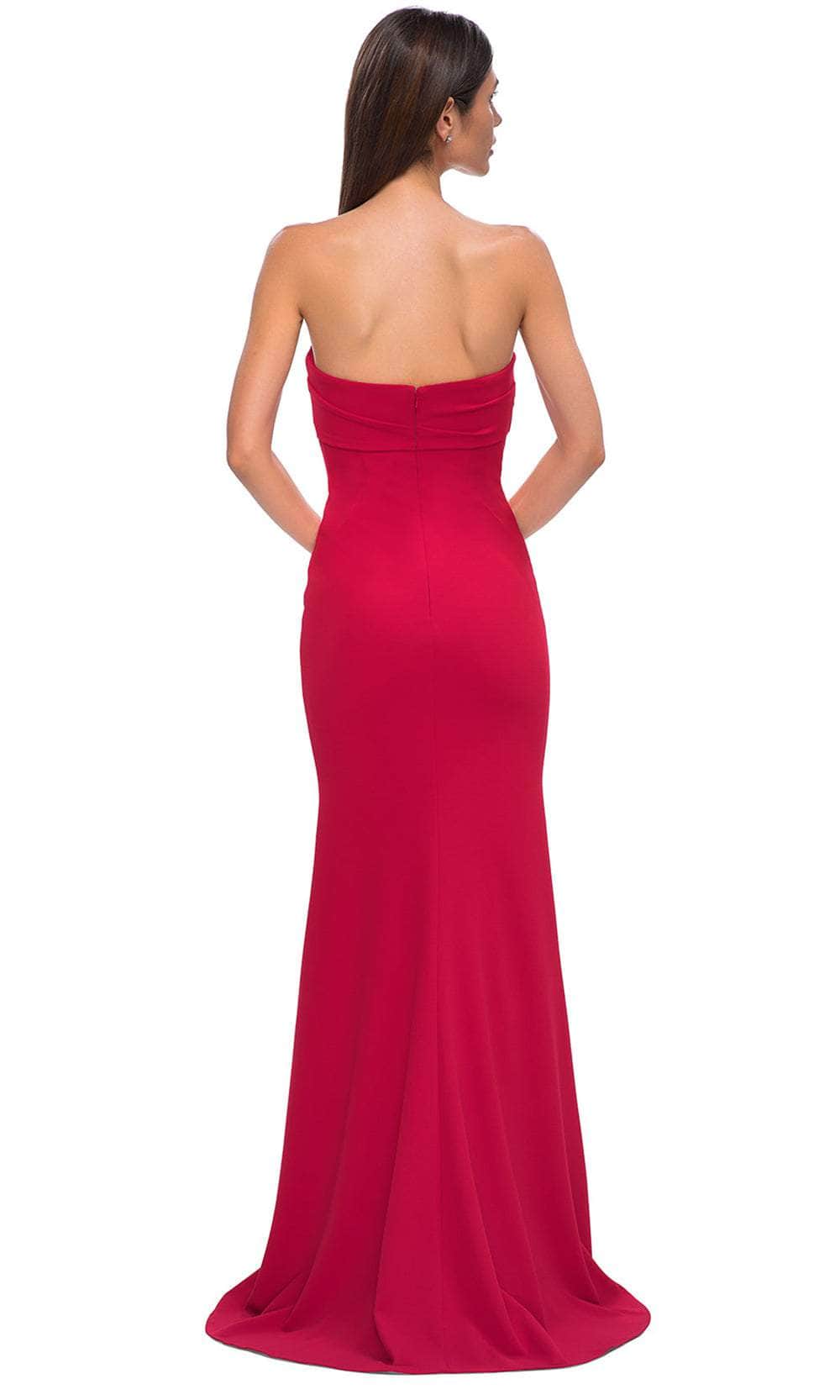 La Femme 32863 - High Slit Sheath Prom Gown - Image 7