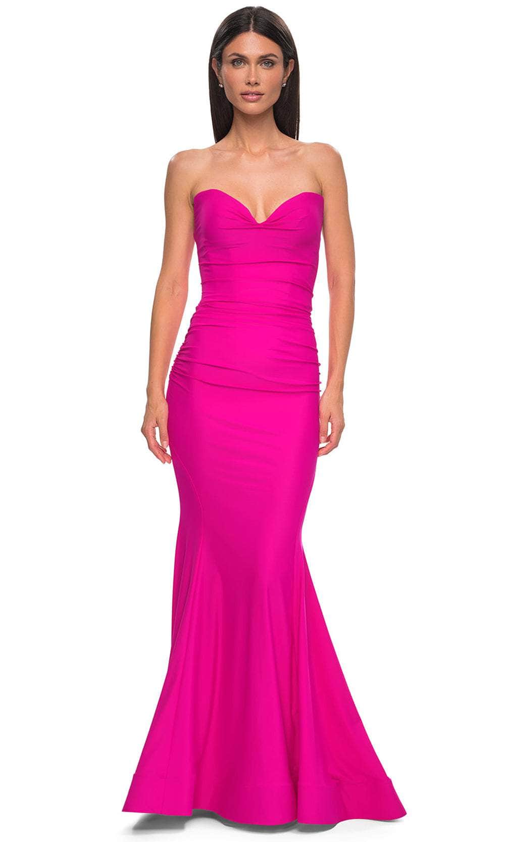 La Femme 32872 - Strapless Mermaid Prom Gown - Image 11