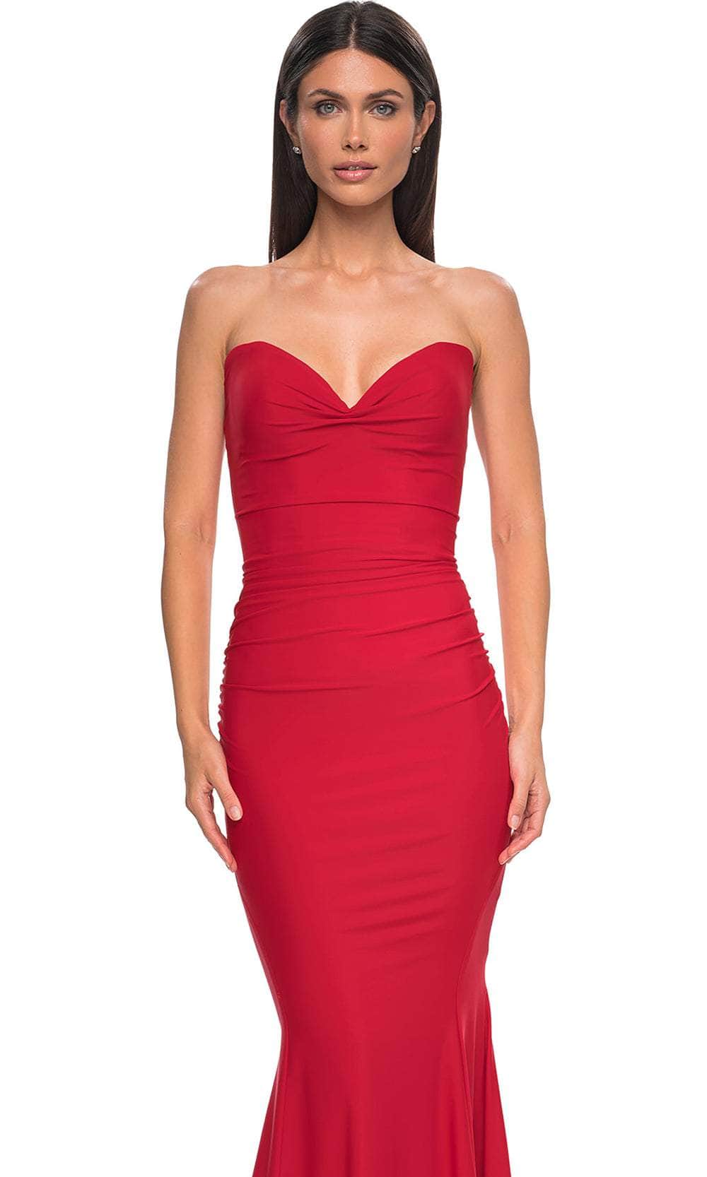 La Femme 32872 - Strapless Mermaid Prom Gown - Image 17