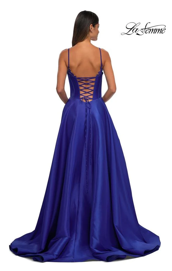 La Femme 32878 - Stunning Mikado Prom Gown - Image 21