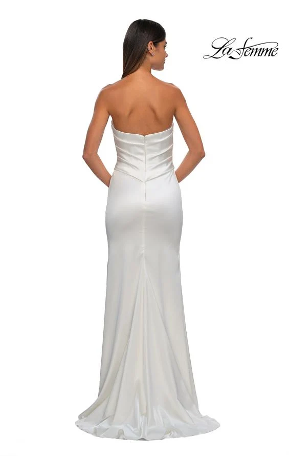 La Femme 32896 - Sweetheart Prom Gown with Slit - Image 14