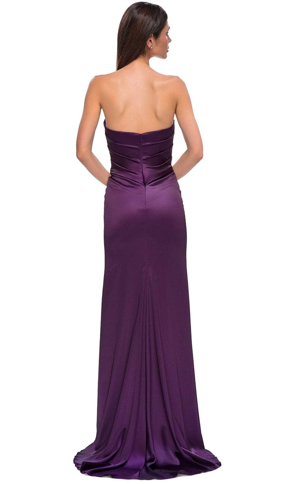 La Femme 32896 - Sweetheart Prom Gown with Slit - Image 5