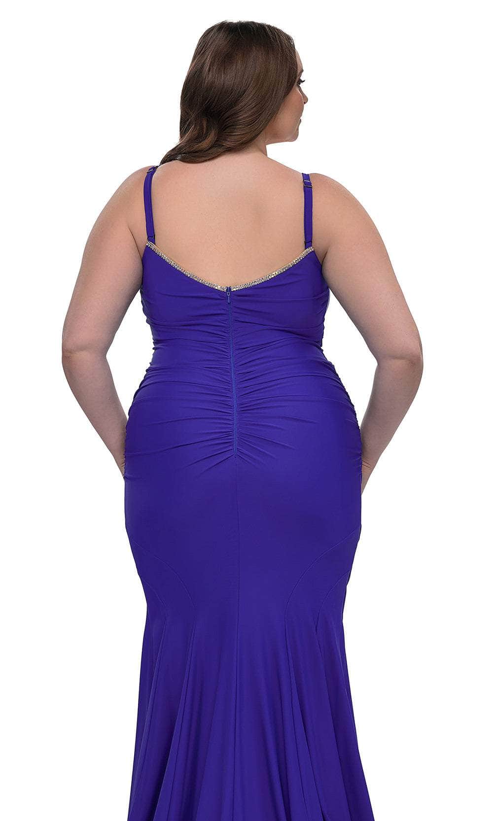 La Femme 33057 - Rhinestone Edge Evening Dress - Image 18
