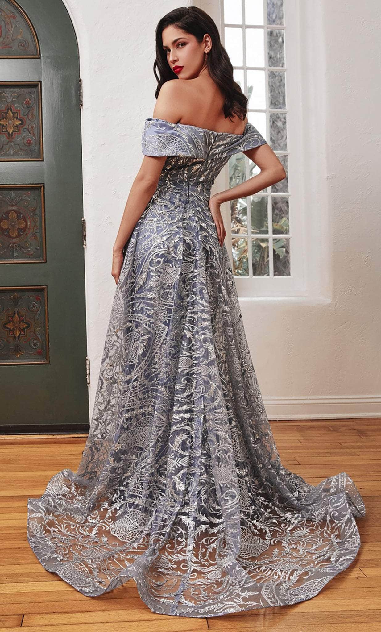 Sweetheart Tulle Overskirt Prom Gown - Image 8