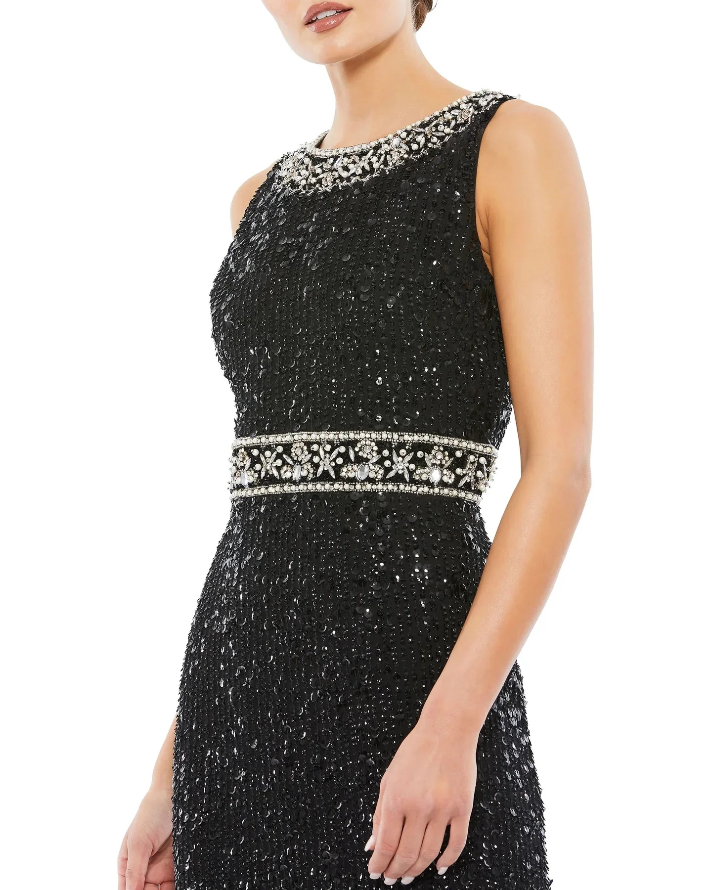 Mac Duggal 10739 - Sequin Ornate Sleeveless Dress - Image 5