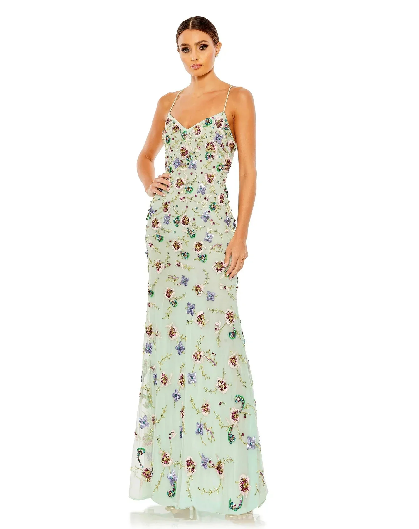Mac Duggal 10890 - Sequined Long Dress - Image 3