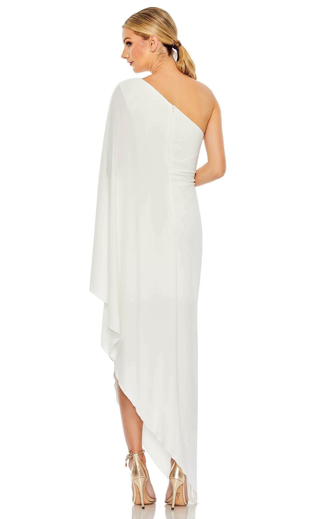 Mac Duggal 11247 - Bat Sleeve Asymmetric Cocktail Dress - Image 5